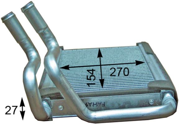 MAHLE AH 205 000P Heat Exchanger, interior heating