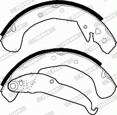 Sada brzdových čelistí FSB545