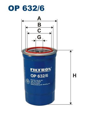 FILTRON olajszűrő OP 632/6