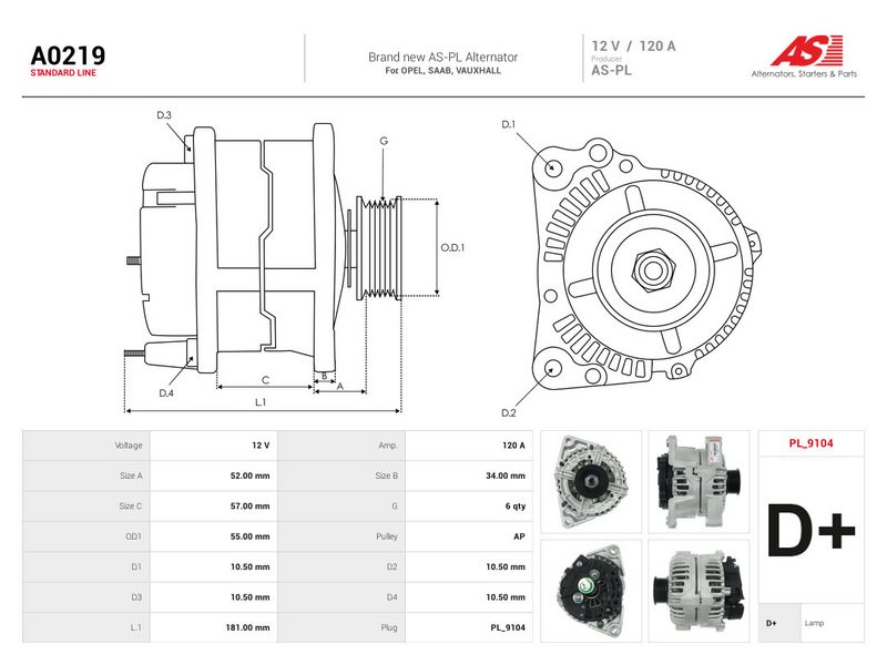 Generaator, AS-PL A0219