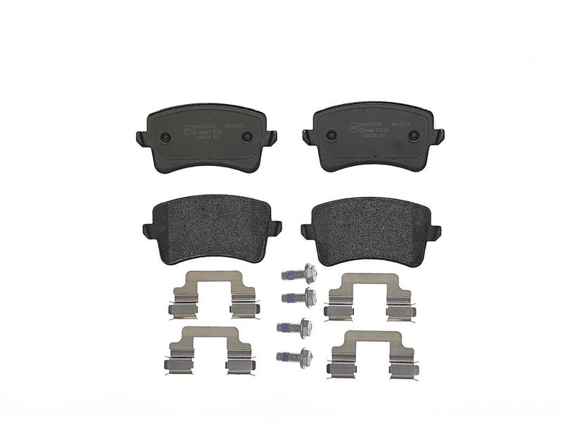комплект спирачно феродо, дискови спирачки BREMBO
