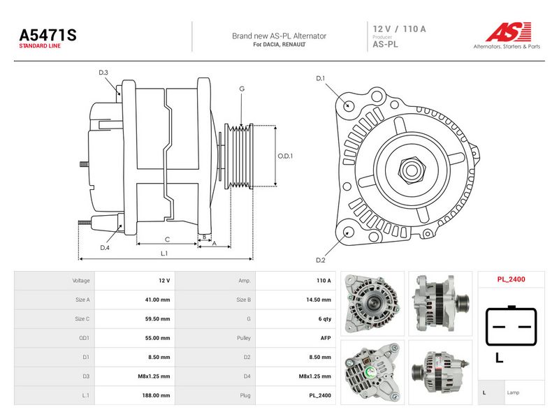 This part match OEM code: A2TC0982