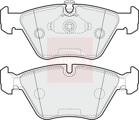 APEC Brake Pad Set, disc brake PAD1065