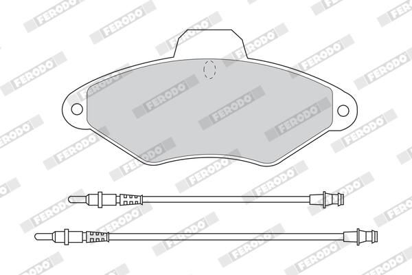 FERODO Plaquettes de frein à disque FDB874