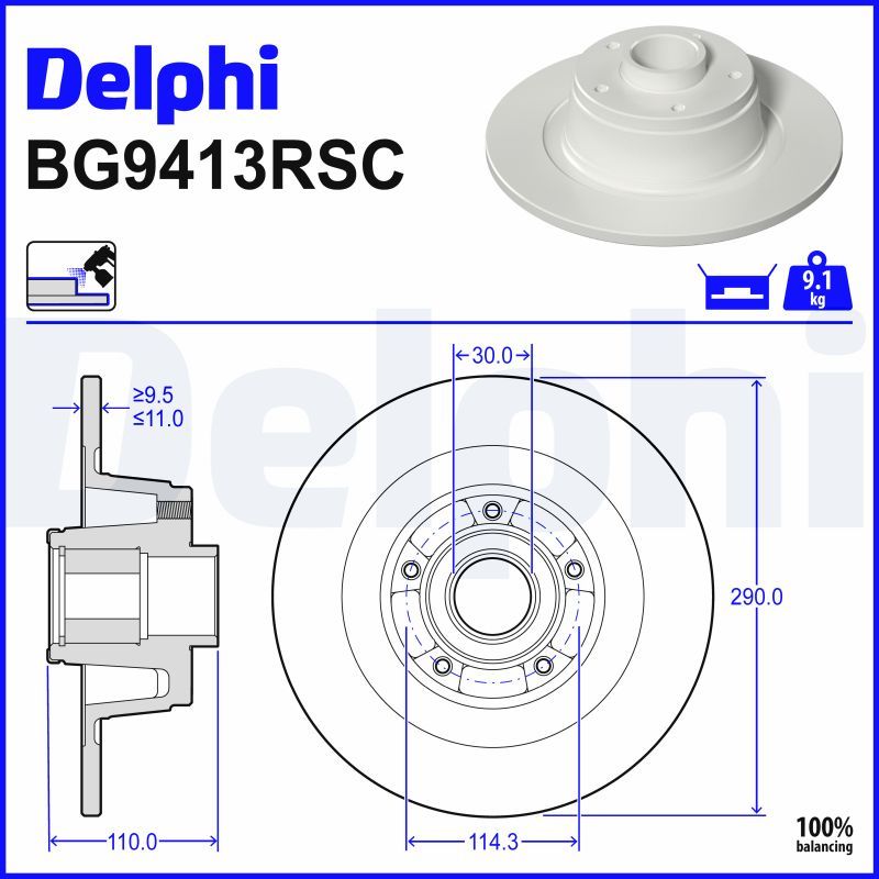 Piduriketas, DELPHI BG9413RSC