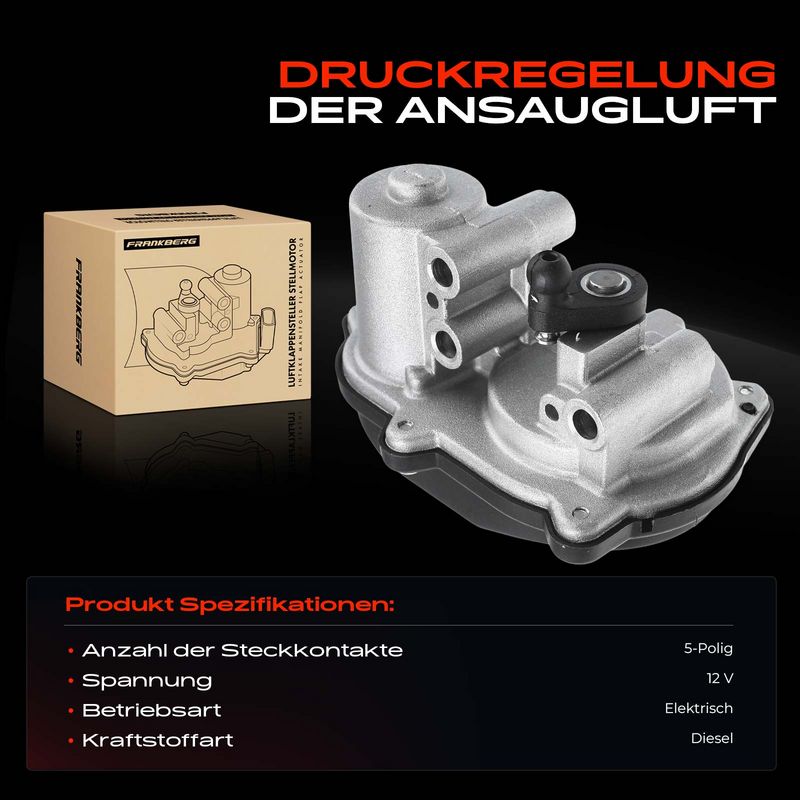 Frankberg 5481FB0015491 Control, swirl flaps (induction pipe)