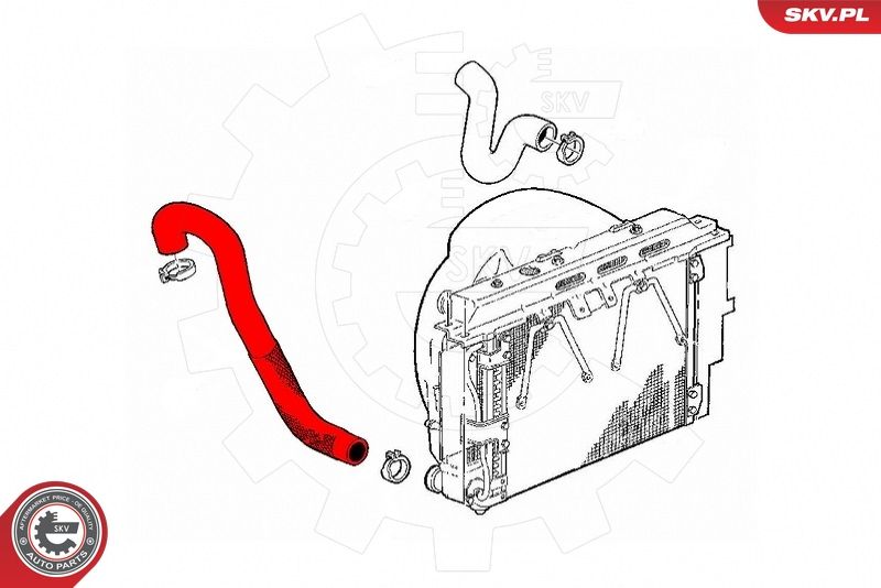 ESEN SKV 43SKV354 Charge Air Hose