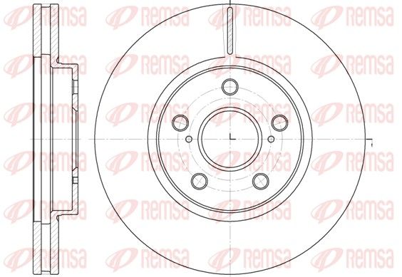 Гальмівний диск, Remsa 6862.10
