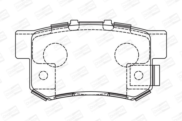 Колодки тормозные (задние) на 600, Accord, CR-V, CR-Z, Civic, Crosstour, Cube, Express, F6, FR-V, FX, Grand Vitara, H...