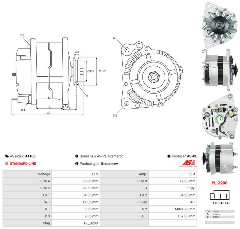 Generaator, AS-PL A4108