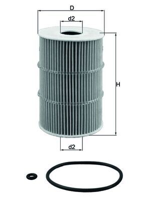 Product Image - Oliefilter - OX378D - KNECHT