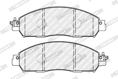 FERODO FDB5090 Brake Pad Set, disc brake