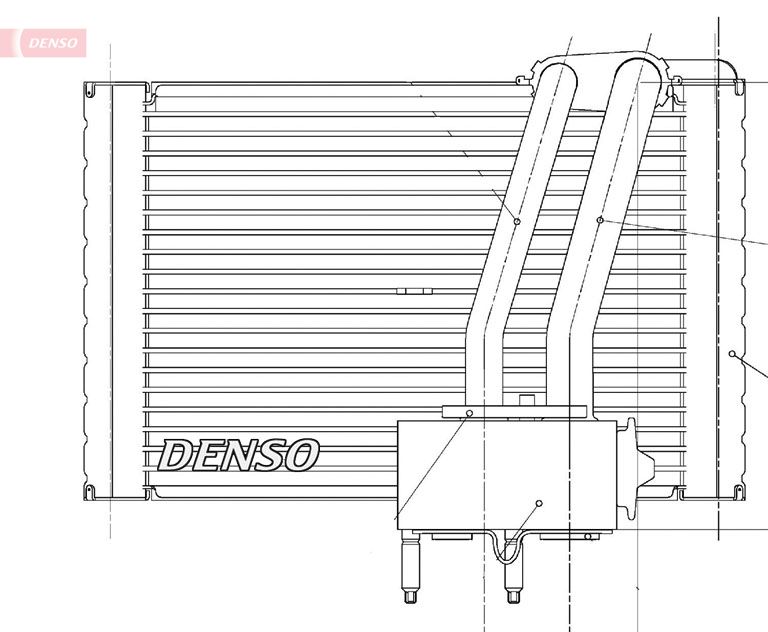 Denso Air Conditioning Evaporator DEV07005