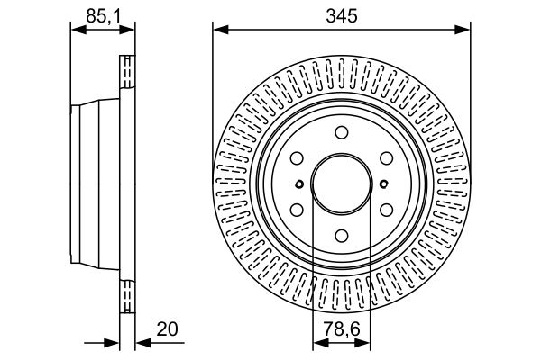 Автозапчастина BOSCH 0986479W32