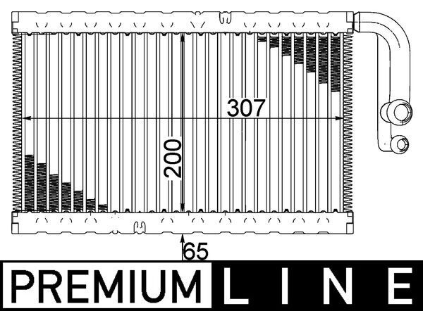 Product Image - Verdamper, airconditioning - AE2000P - MAHLE