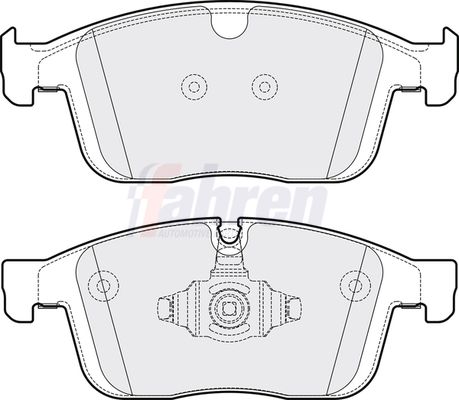 Fahren Brake Pad Set, disc brake FBP3784