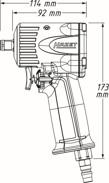 HAZET 9012M Impact Wrench (compressed air)
