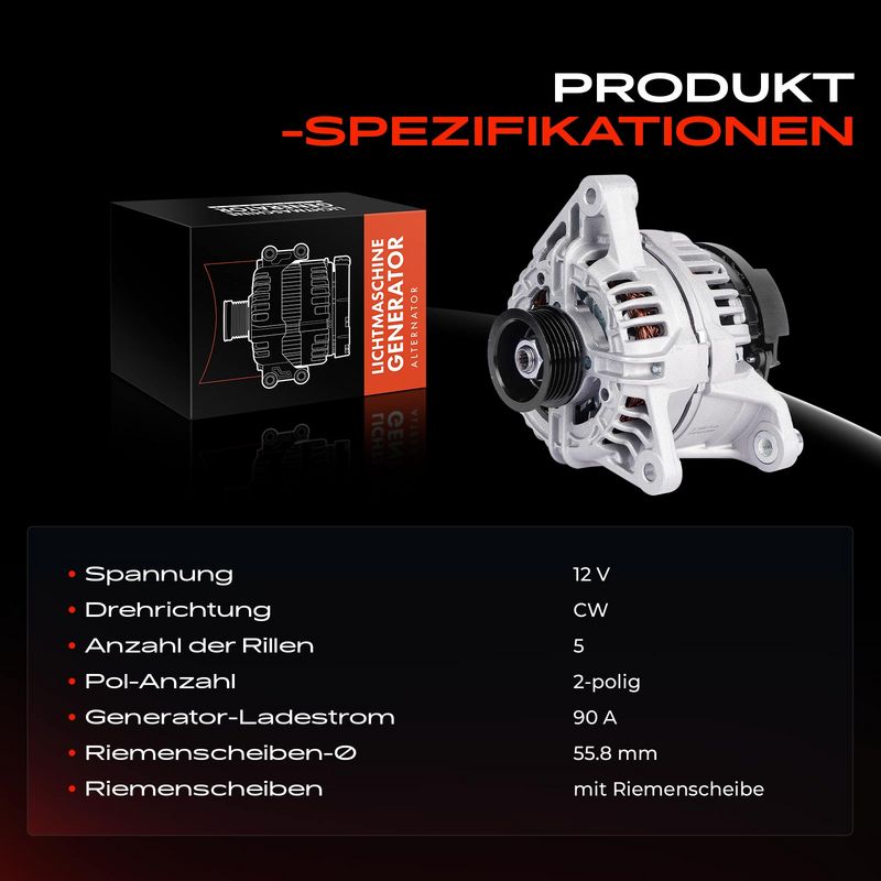 Frankberg 5481FB0032163 Alternator