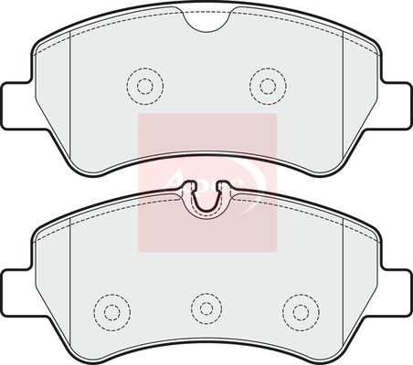 APEC Brake Pad Set, disc brake PAD1931