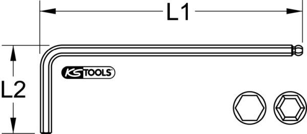 Кутова викрутка, Kstools 151.29013