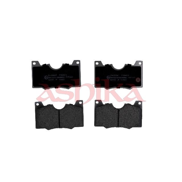 ASHIKA 50-00-0252 - Brake Pad Set, disc brake