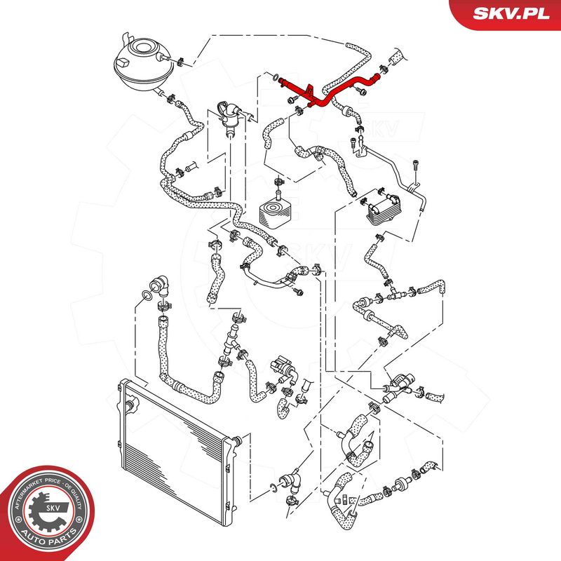 Jahutusvedeliku torustik, ESEN SKV 43SKV762