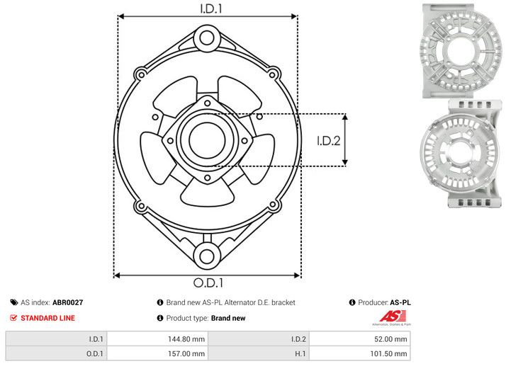 Kaitsekate, generaator, AS-PL ABR0027