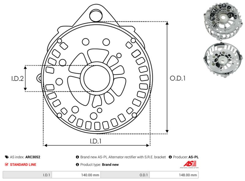 Seadistaja, generaator, AS-PL ARC3052