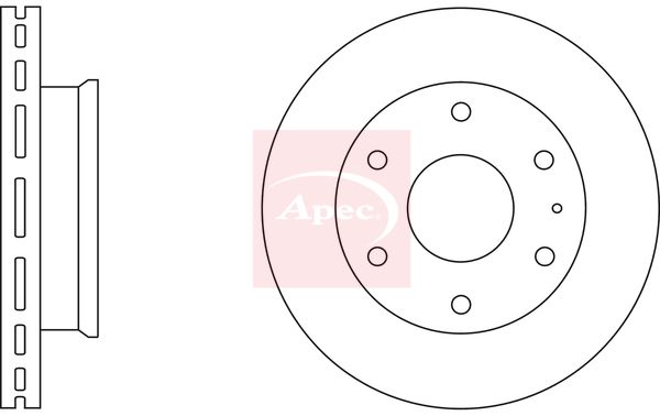 APEC Brake Disc DSK2806