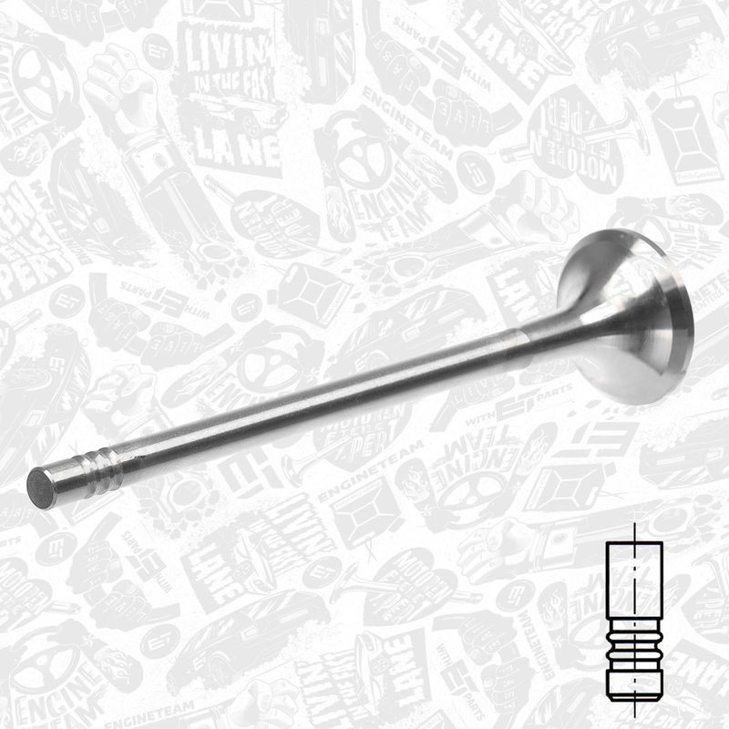 Product Image - Uitlaatklep - VE0164 - ET ENGINETEAM