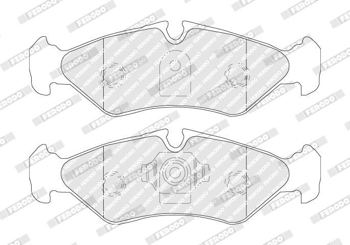 FERODO Plaquettes de frein à disque FVR1039