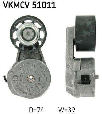 Napínák, žebrovaný klínový řemen VKMCV 51011