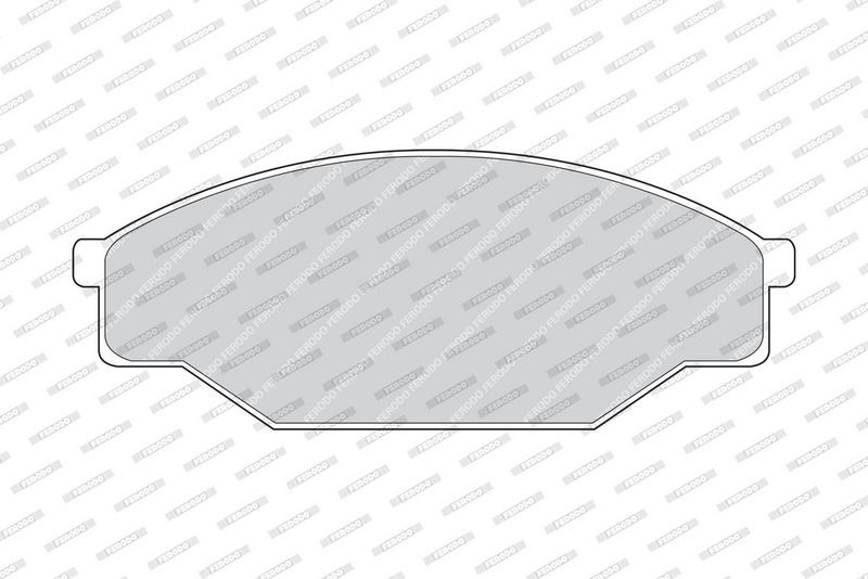 FERODO Plaquettes de frein à disque FDB318