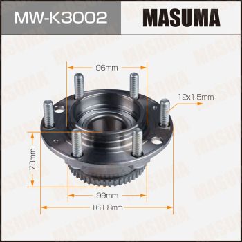 Комплект колісних підшипників, Masuma MW-K3002