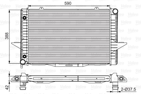 VALEO Radiateur 701532