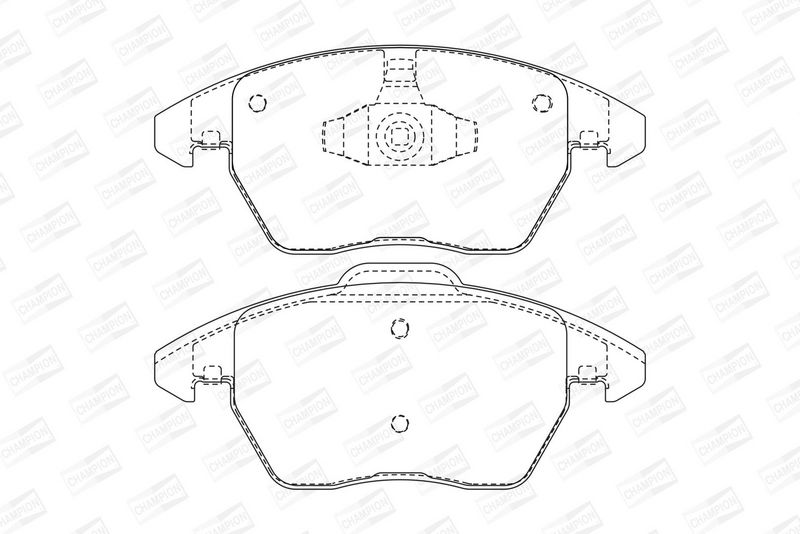 CHAMPION Plaquettes de frein à disque 573134CH