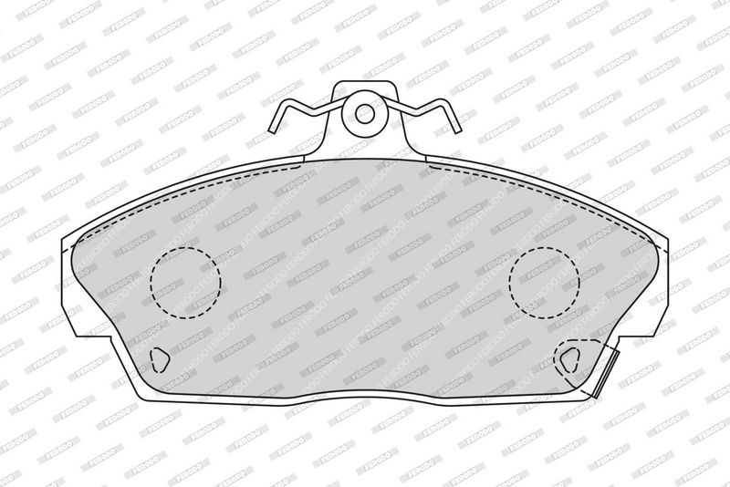 FERODO Plaquettes de frein à disque FDB613
