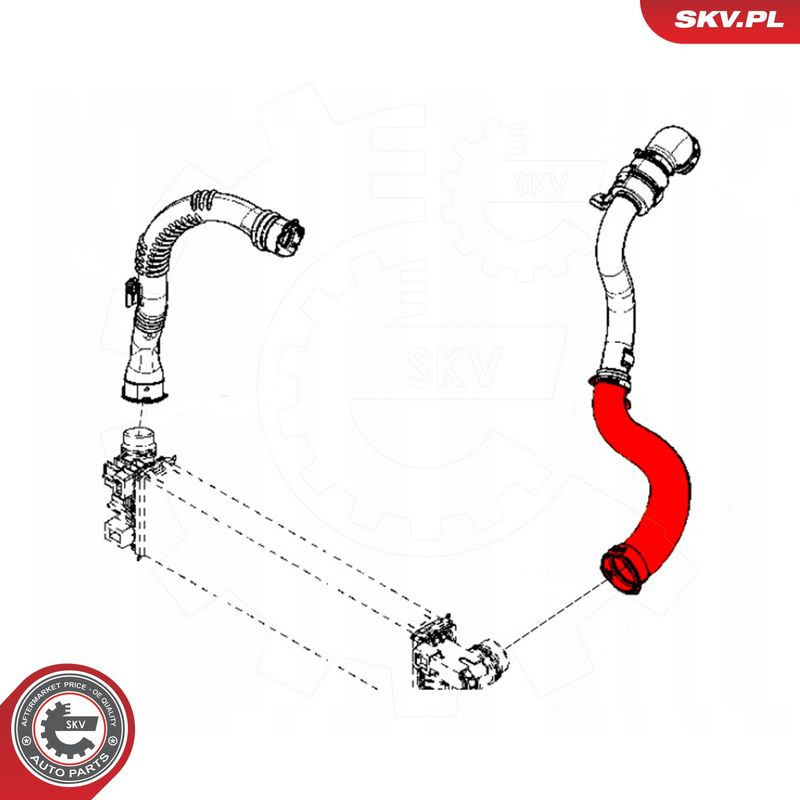 ESEN SKV 24SKV927 Charge Air Hose