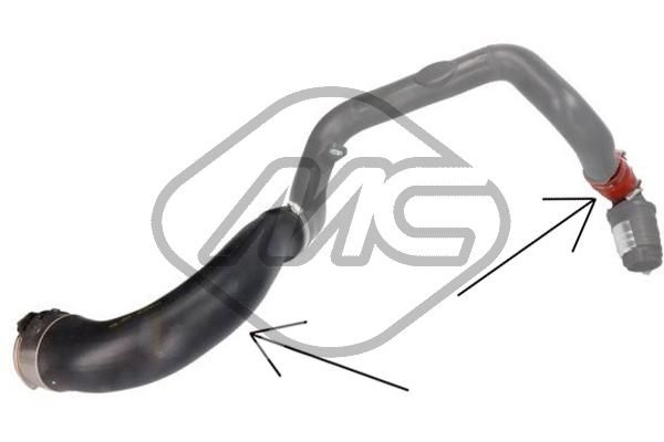 Metalcaucho Töltőlevegő cső 97790