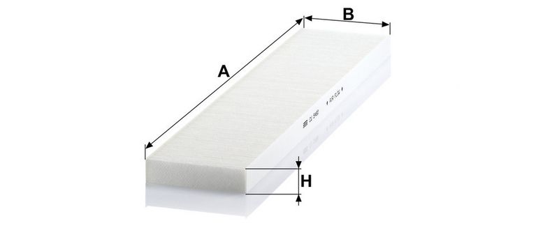 Filter, salongiõhk, MANN-FILTER CU 5480