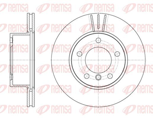 KAWE 665110 - Brake Disc