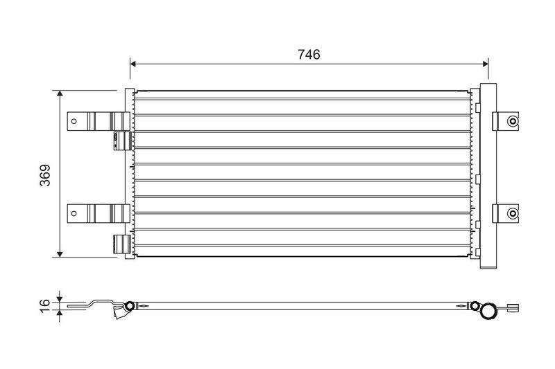 VALEO Condensor, airconditioning 822728