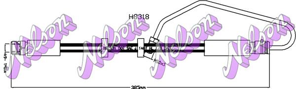 KAWE fékcső H8318