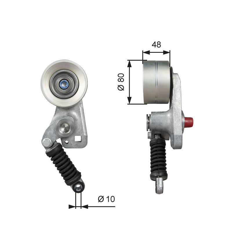 Napínák, žebrovaný klínový řemen T38705