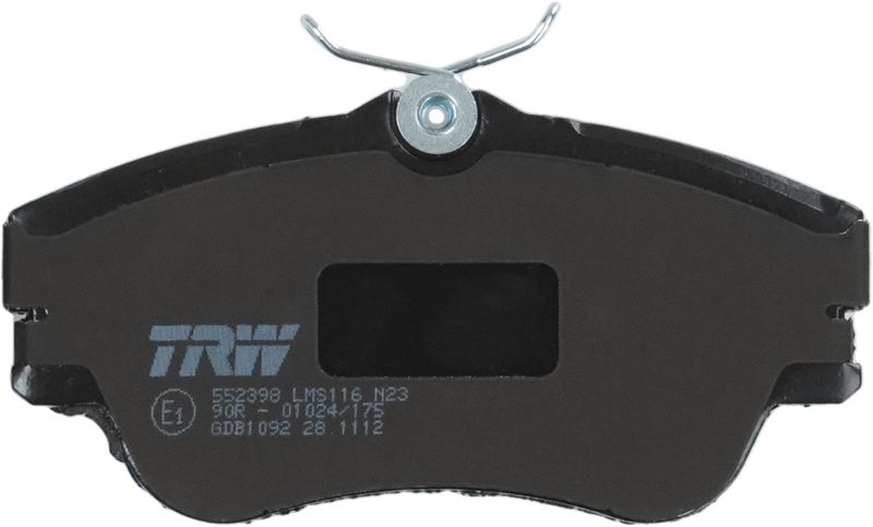 TRW GDB1092 Brake Pad Set, disc brake