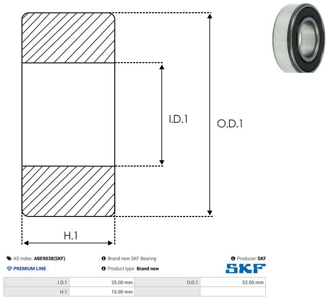 AS-PL ABE9038(SKF) Bearing
