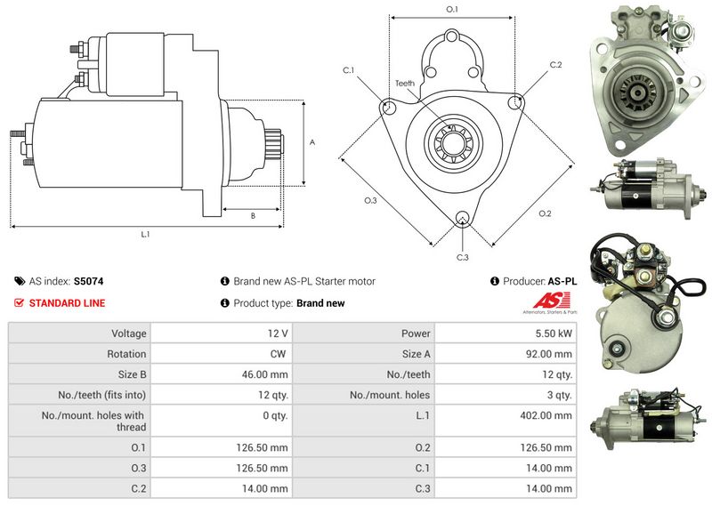 AS-PL S5074 Starter