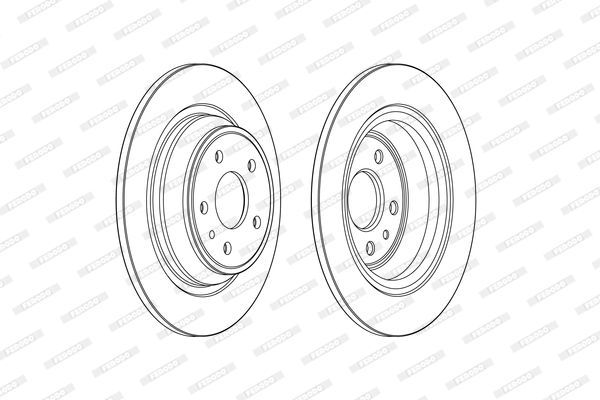 FERODO DDF2338C Brake Disc