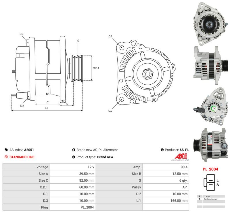 AS-PL A2051 Generatorius