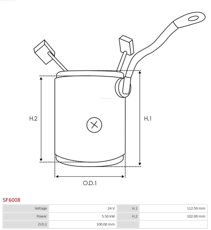 Обмотка збудження, стартер, Auto Starter SF6008